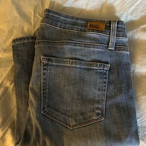 PAIGE Blue Denim Skyline Peg Jeans